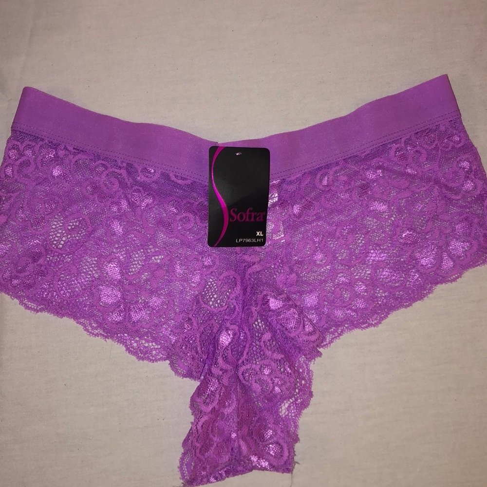 Sofra lace cheeky underwear